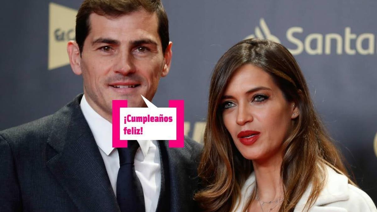 Iker Casillas y Sara Carbonero en un photocall en Madrid