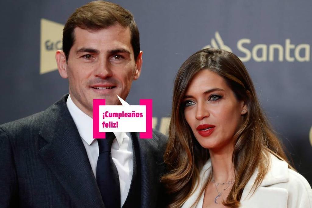 Iker Casillas y Sara Carbonero en un photocall en Madrid