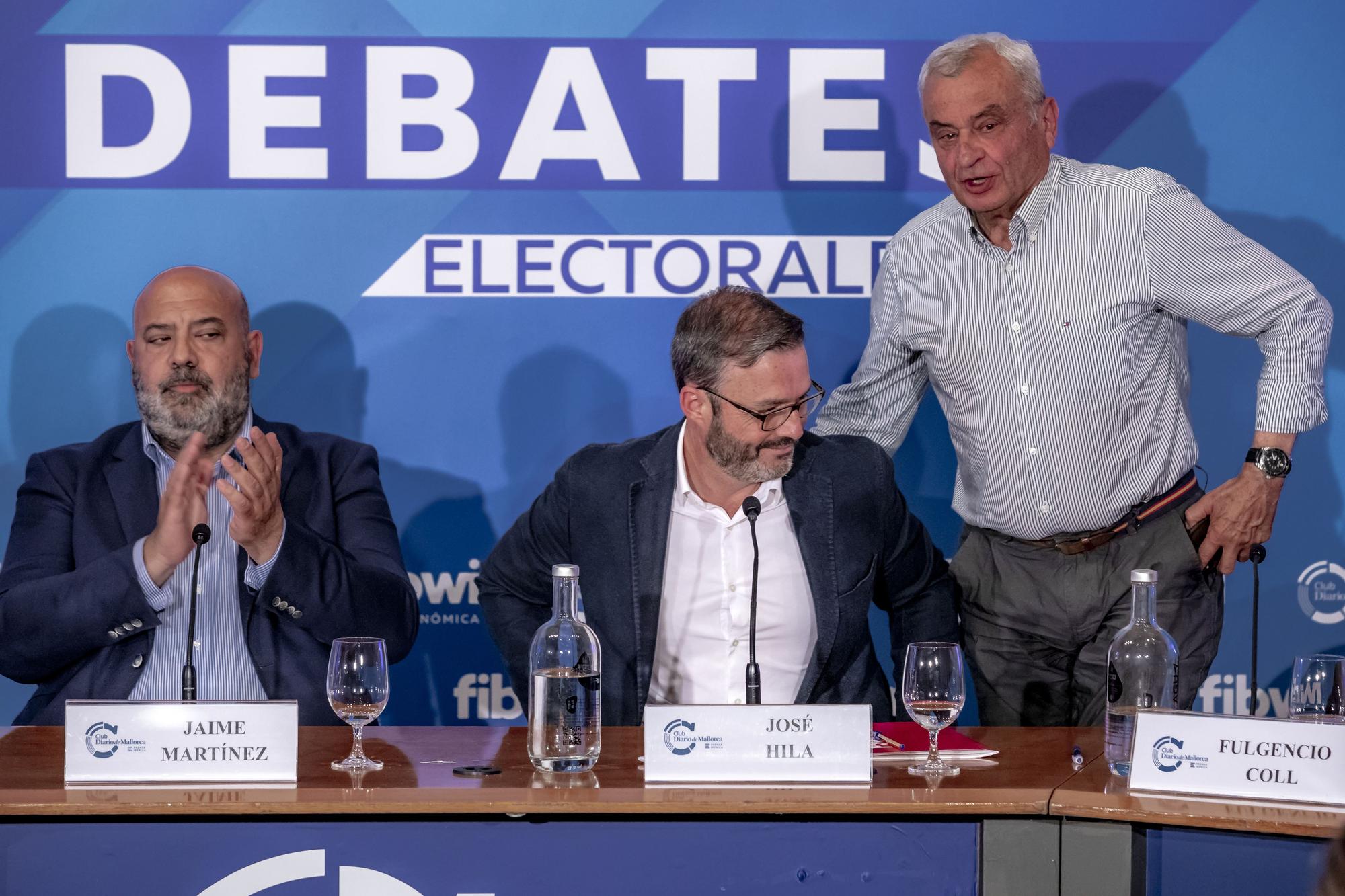 Debate electoral entre los candidatos al ayuntamiento de Palma