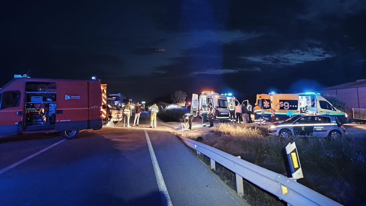 Imagen facilitada por la cuenta no oficial en X del 061 Córdoba.