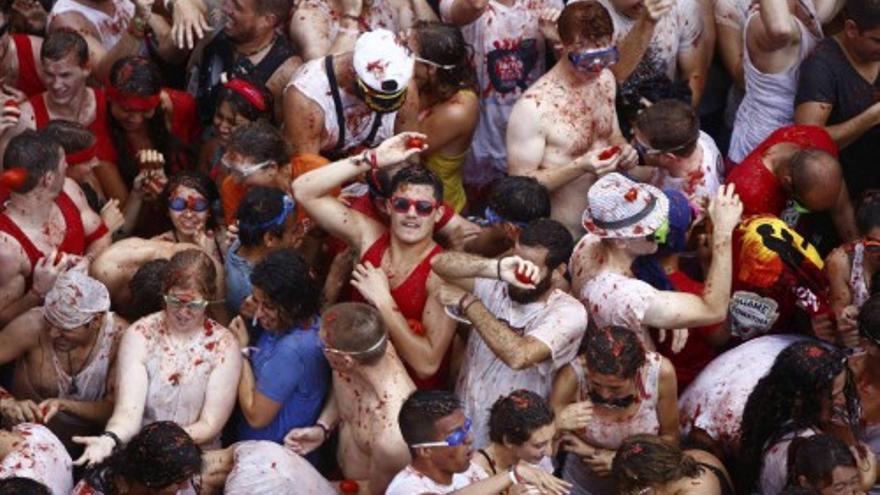 Las mejores imágenes de la Tomatina 2013