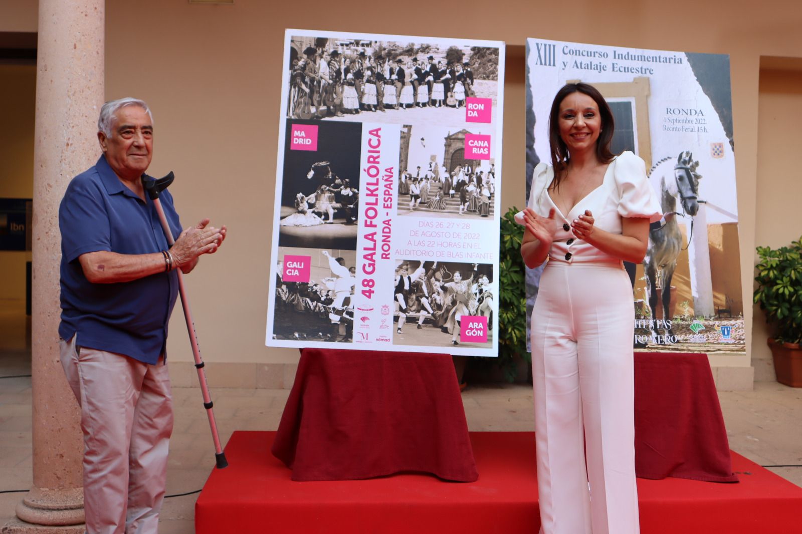 Nombramiento de la presidenta y las damas goyescas de la Feria y Fiestas de Pedro Romero.