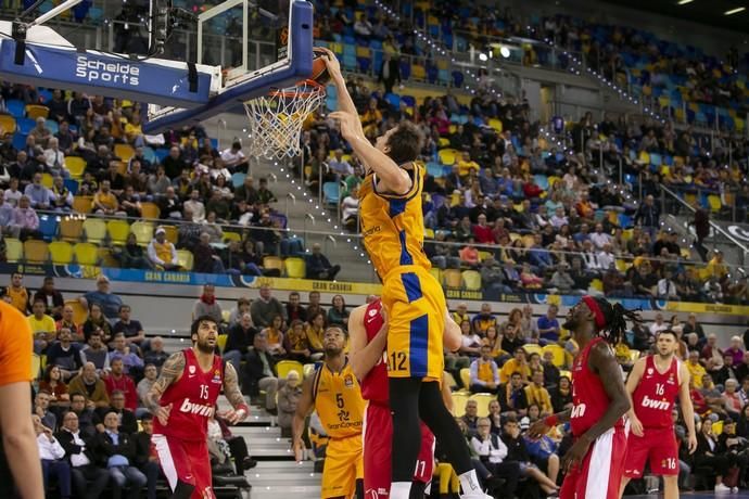 21.03.19. Las Palmas de Gran Canaria. Baloncesto Euroliga temporada 2018-19. Herbalife Gran Canaria - Olimpiacos Piraeus. Gran Canaria Arena Foto Quique Curbelo  | 21/03/2019 | Fotógrafo: Quique Curbelo