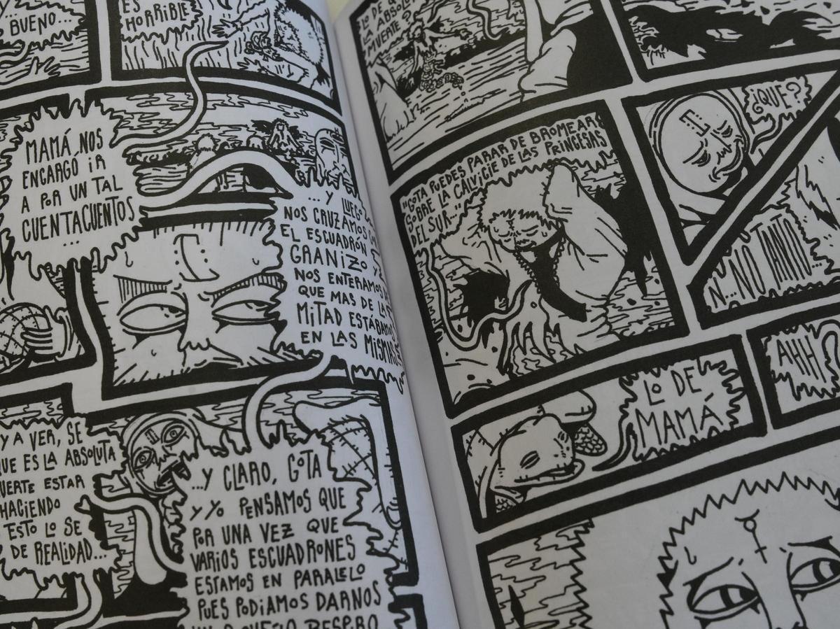 Detalle del interior de 'Los Sueños De Nube', el cómic de Rojuu.