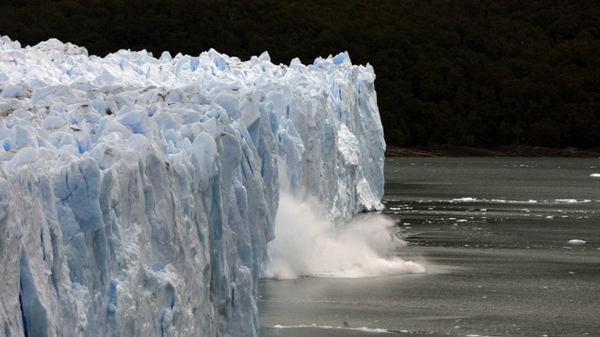 El glaciar Perito Moreno, en Argentina.