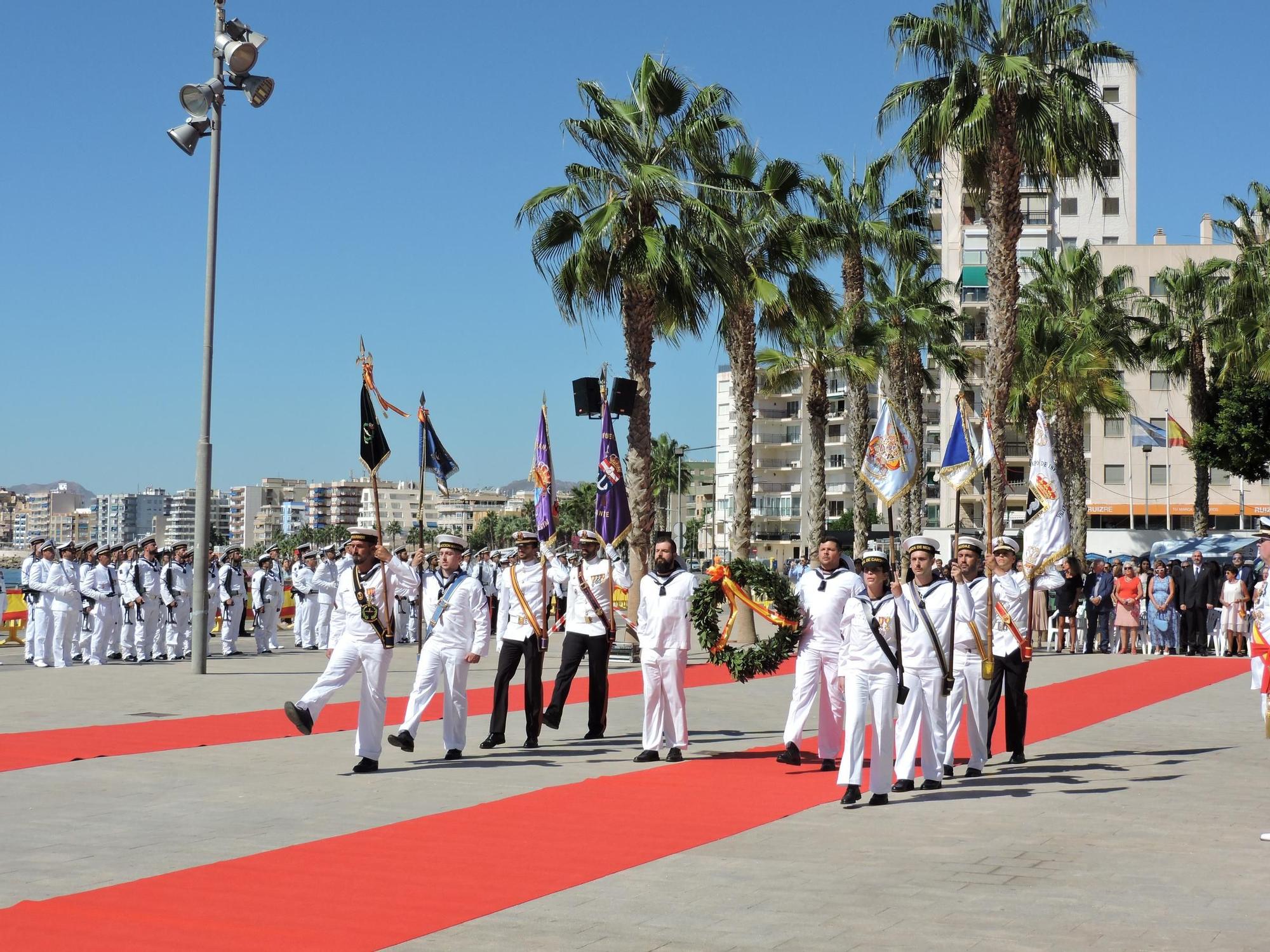 Jura de Bandera para personal civil en Águilas