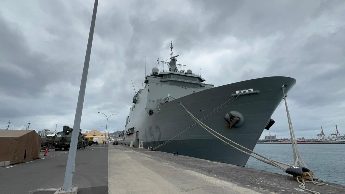 Vista del barco desde la popa.