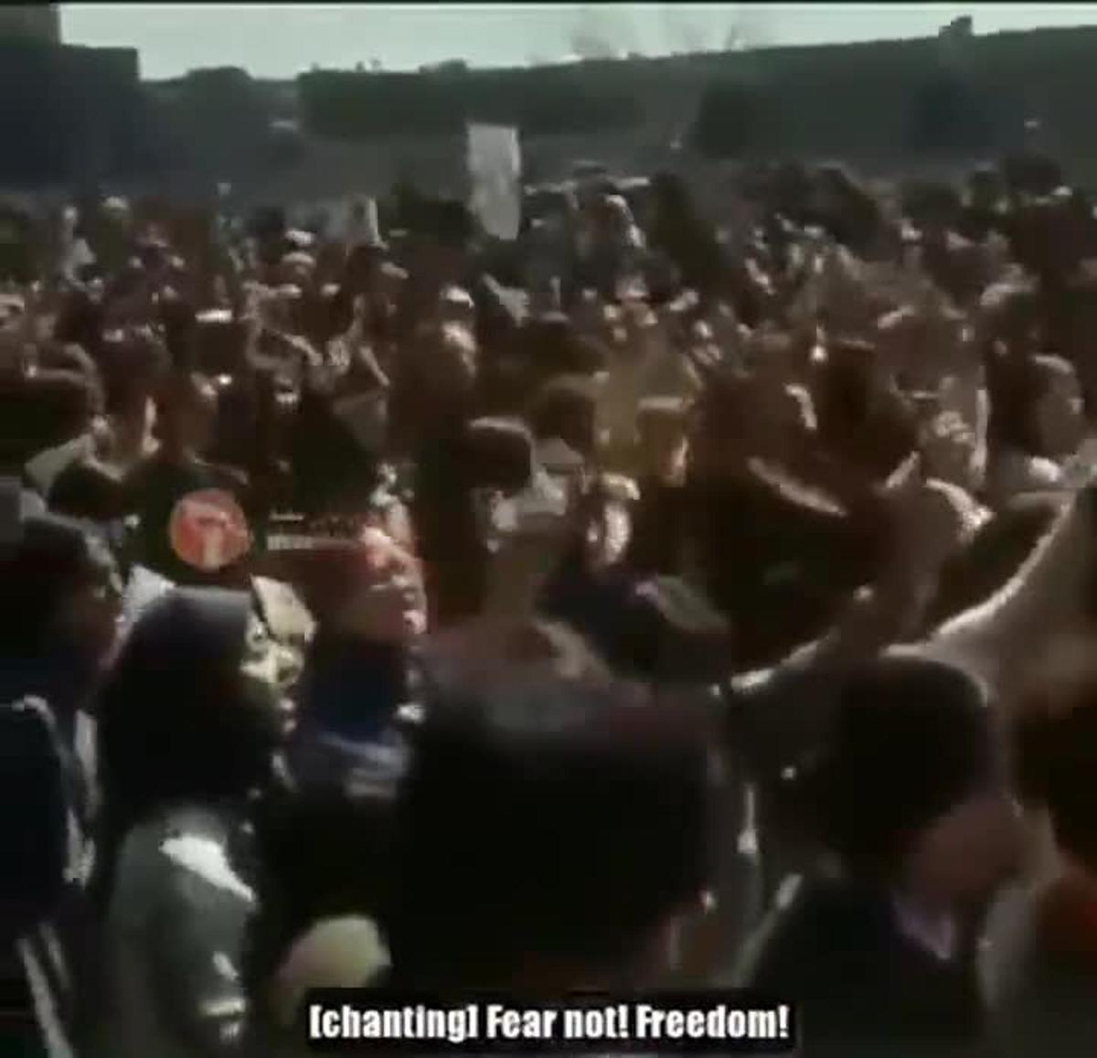 Vídeo que realizó Masih Alinejad con motivo del 8-M de protestas contra el hiyab. 