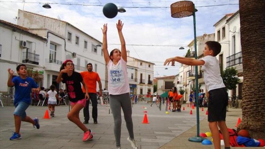 Los juegos del mundo, en Malpartida de cáceres