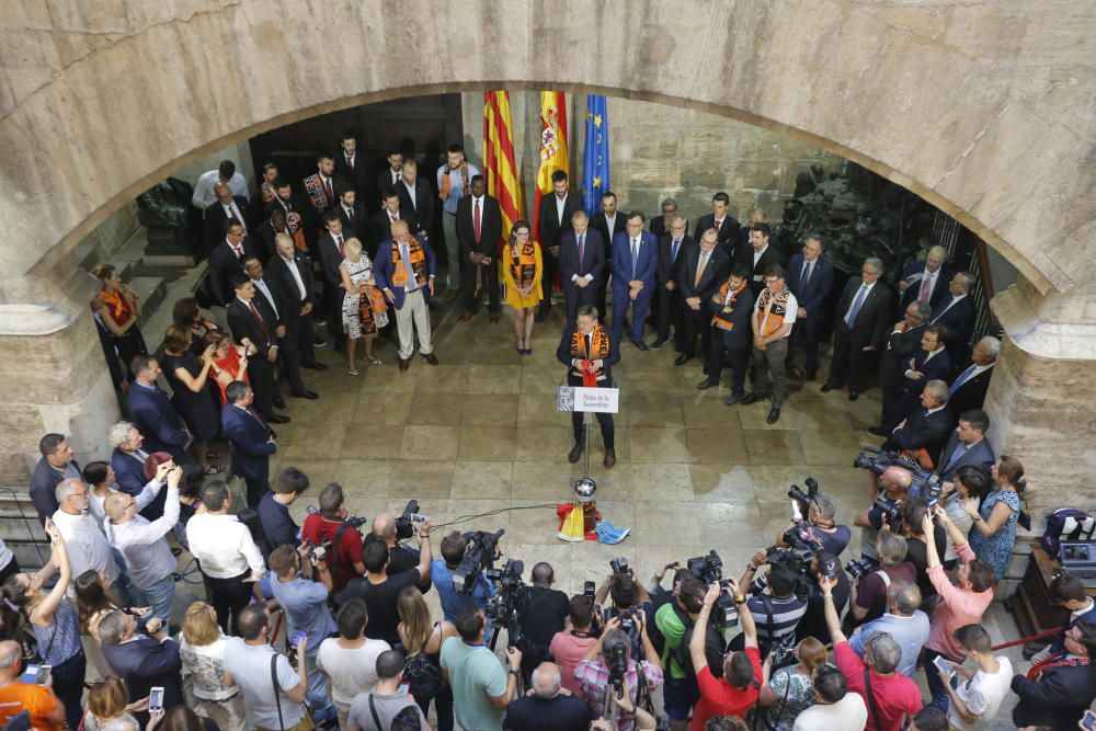 Actos de celebración del Valencia Basket