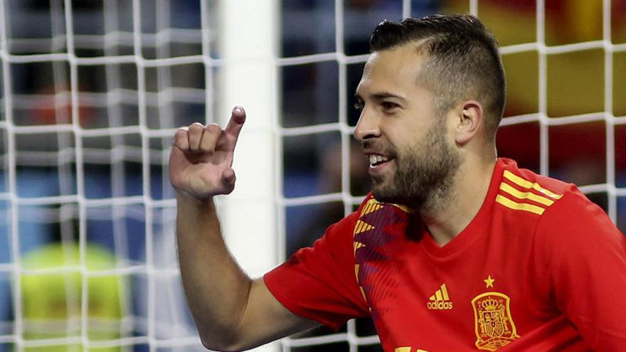 Jordi Alba se saca el carnet de conducir