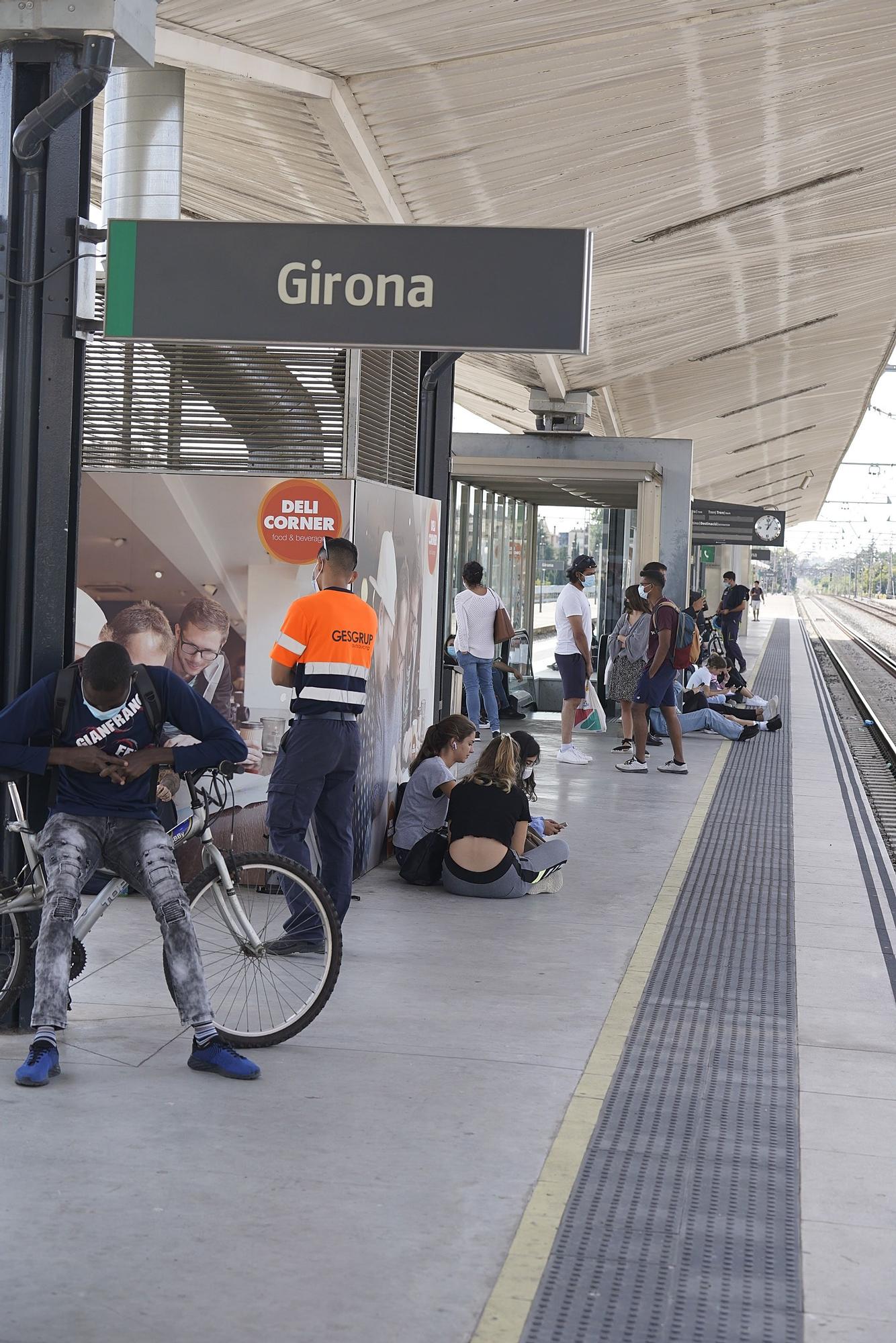 La vaga de Renfe porta el caos ferroviari a Girona