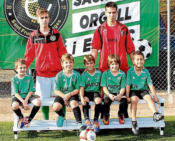 Tots els equips del FC Fruitosenc i SF Escola de Futbol