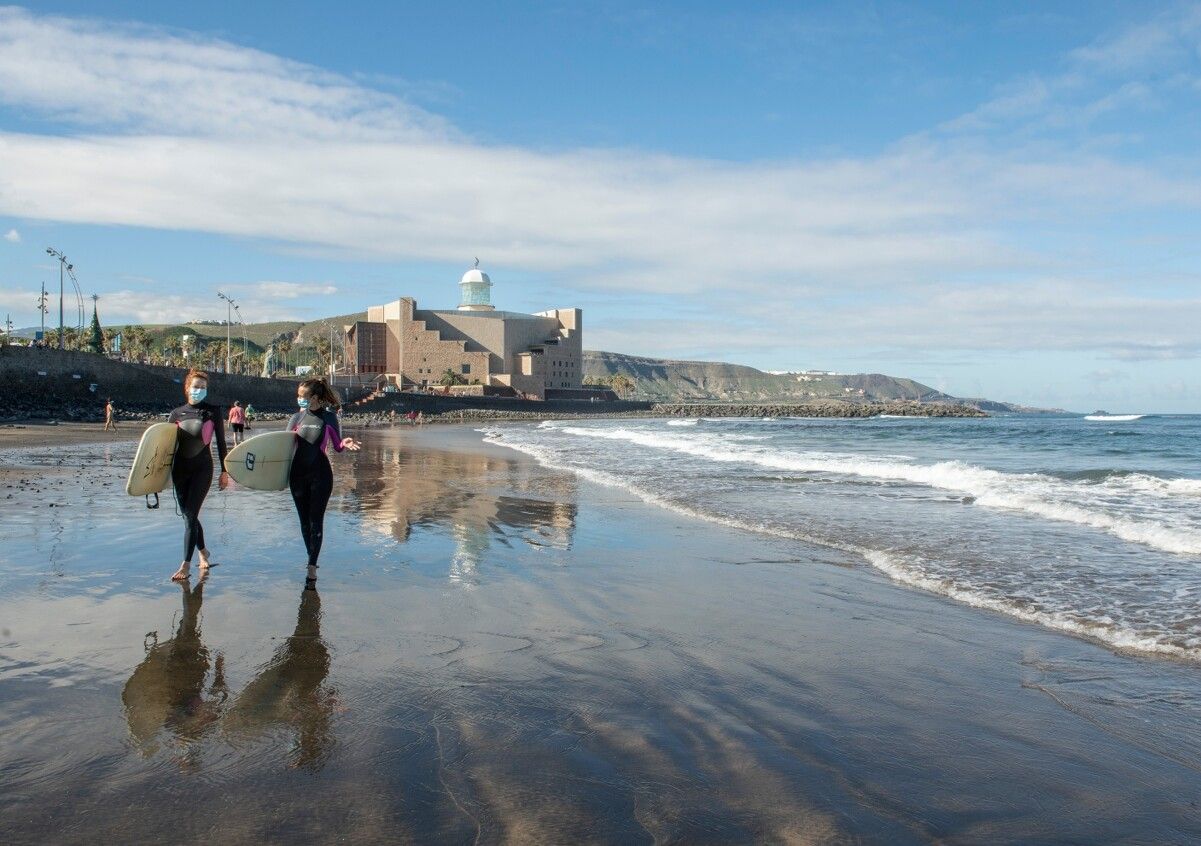 Una playa en Las Palmas de Gran Canaria