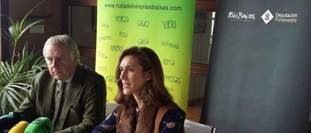 Presentación de las actividades de la Ruta do Viño Rías Baixas en el día de ayer. // FdV