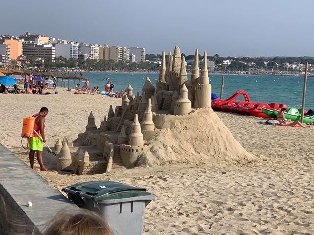 Sandburgen auf Mallorca