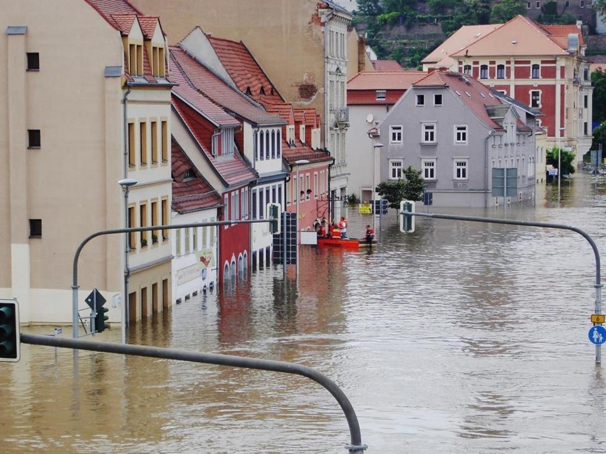 Núcleo urbano inundado