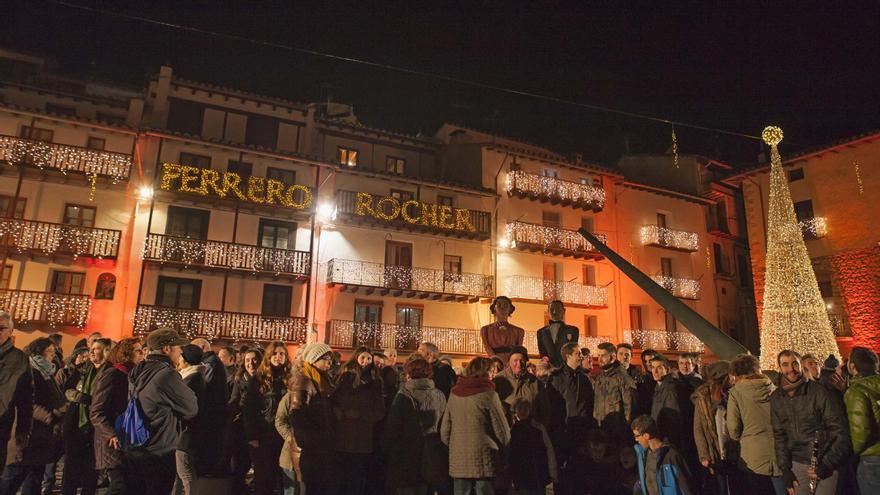 Apagón a las luces de Navidad de Ferrero Rocher en Morella: Se las llevan a Teruel