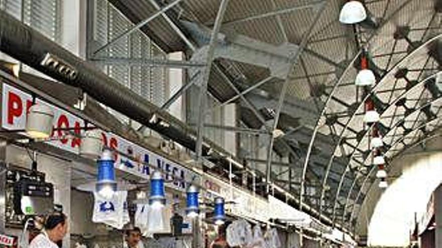 Interior del Mercado de Abastos.