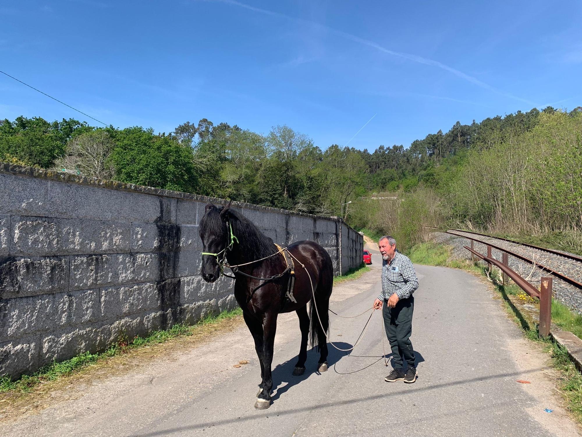 De caminata por la Vía Verde de O Salnés