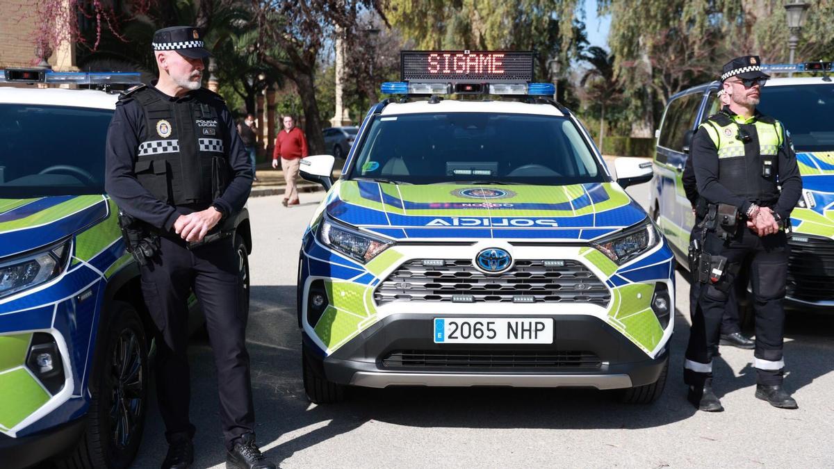 Imagen de archivo de agentes de la Policía Local de Sevilla.
