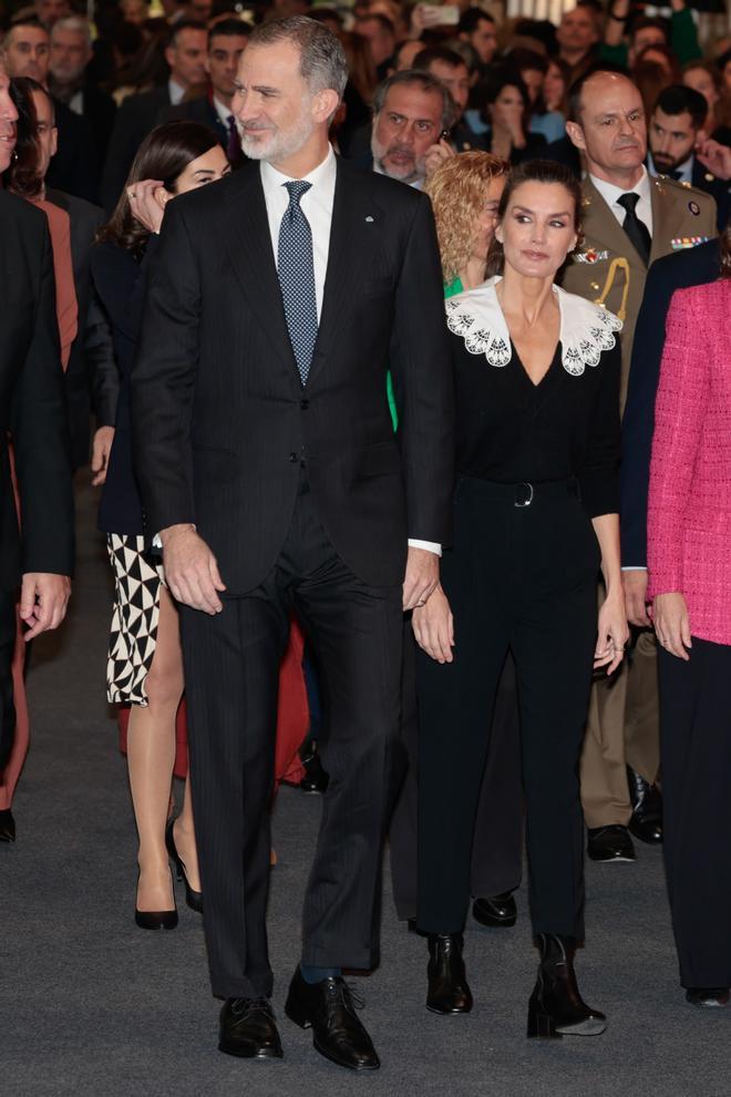 El rey Felipe VI y la reina Letizia inauguran la edición de FITUR 2023