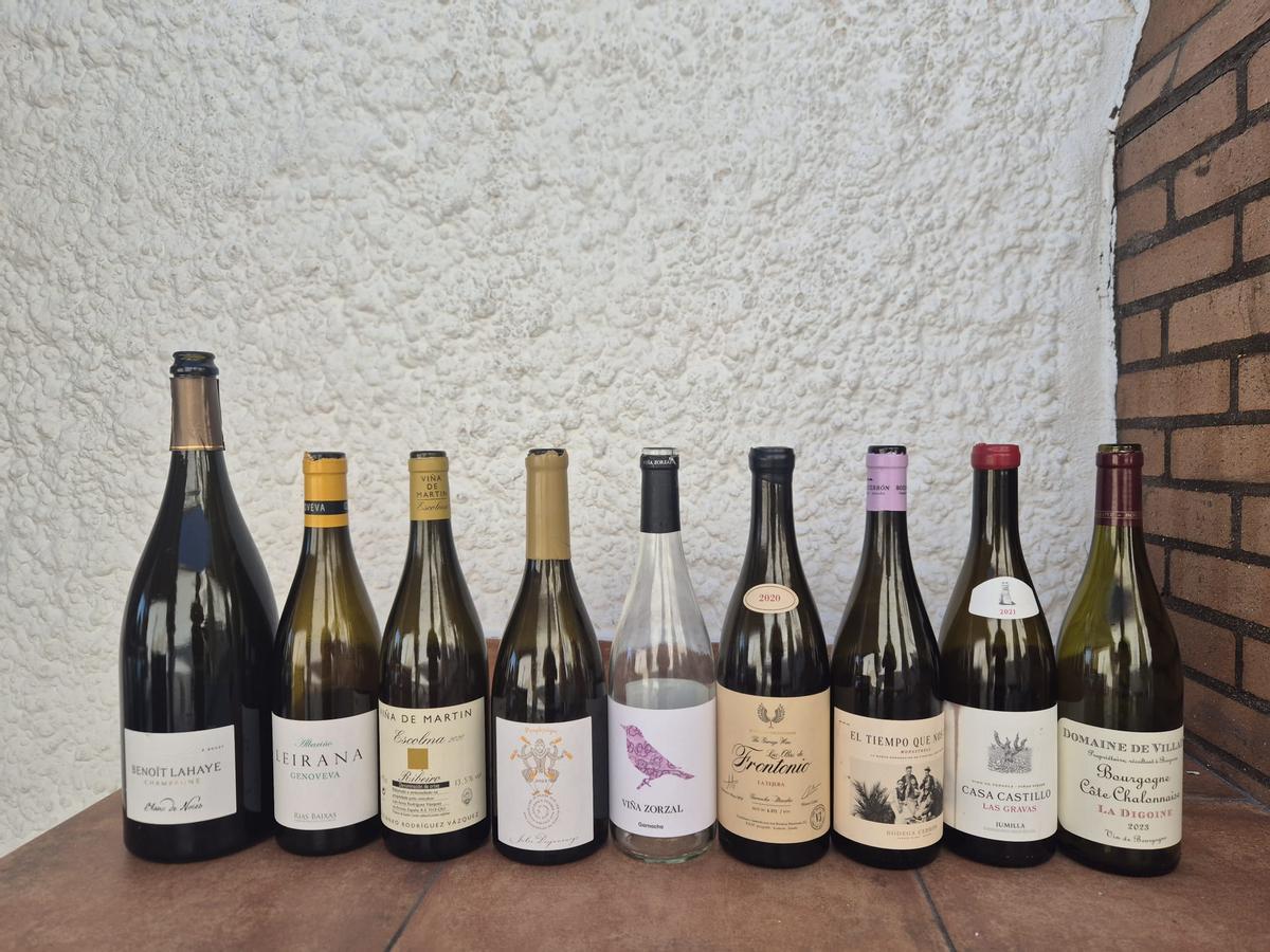 Algunos vinos ligeros, con menos graduación alcohólica.