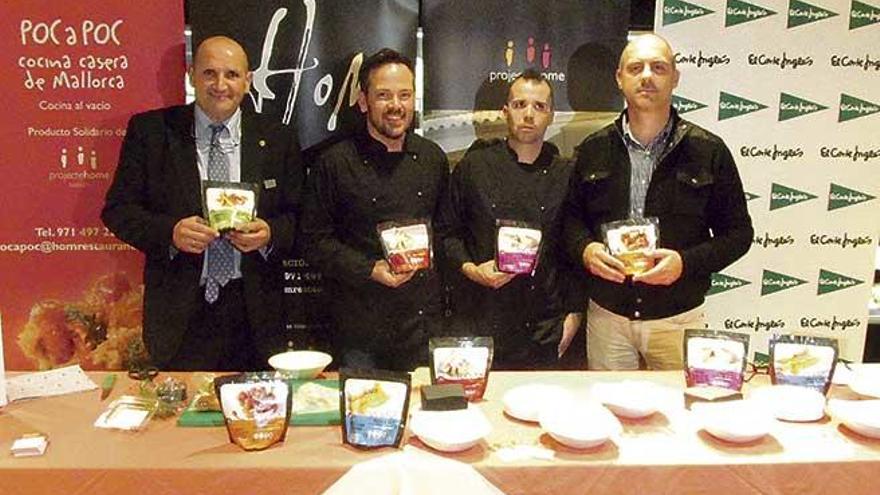 Presentación de alimentos solidarios