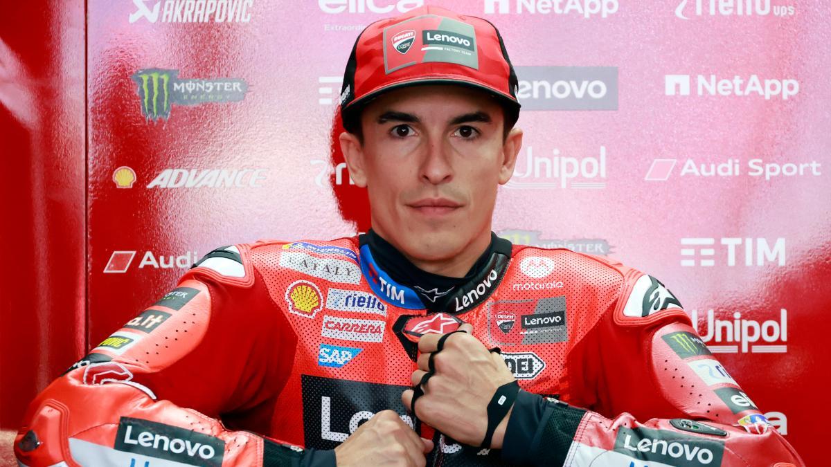 Marc Márquez se lesionó durante la carrera del domingo en el GP de Indonesia