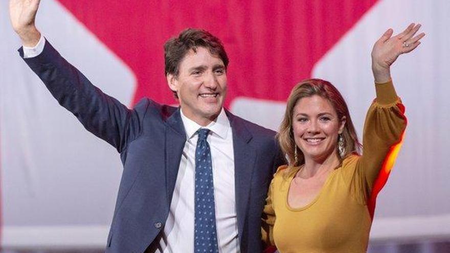 La esposa de Justin Trudeau contrae el coronavirus tras viajar a Londres