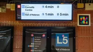 El metro de Barcelona instala pantallas informativas más exhaustivas: habrá 770 antes de 2026