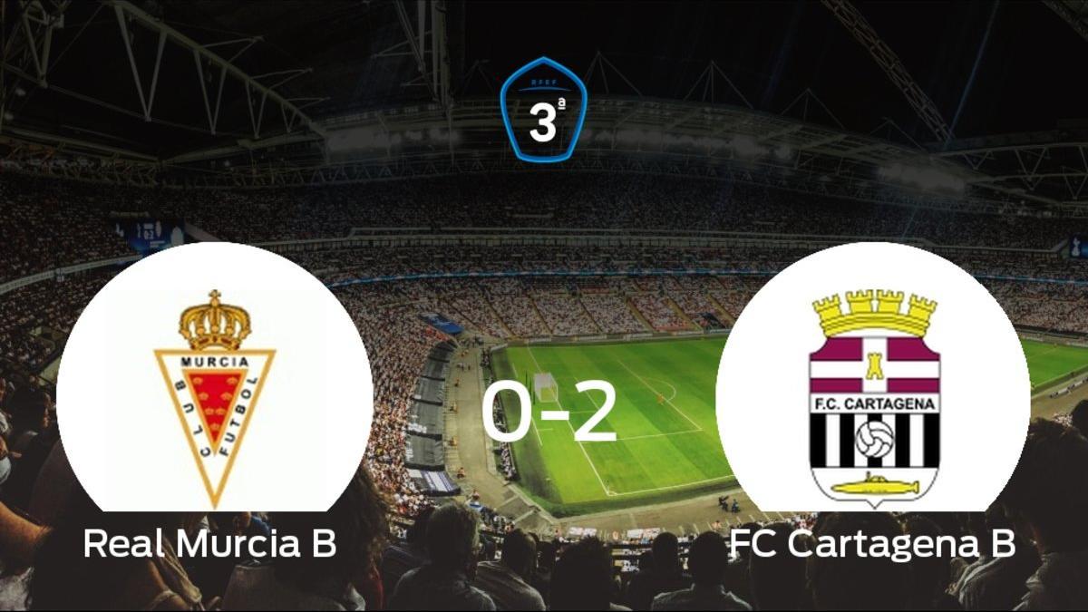 El Cartagena B se lleva la victoria después de derrotar 0-2 al Real Murcia B