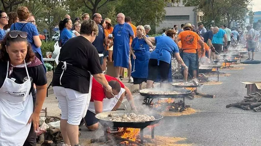 Las fallas del Camp de Morvedre toman Sagunt con 'les Trobades' y el concurso de Paellas