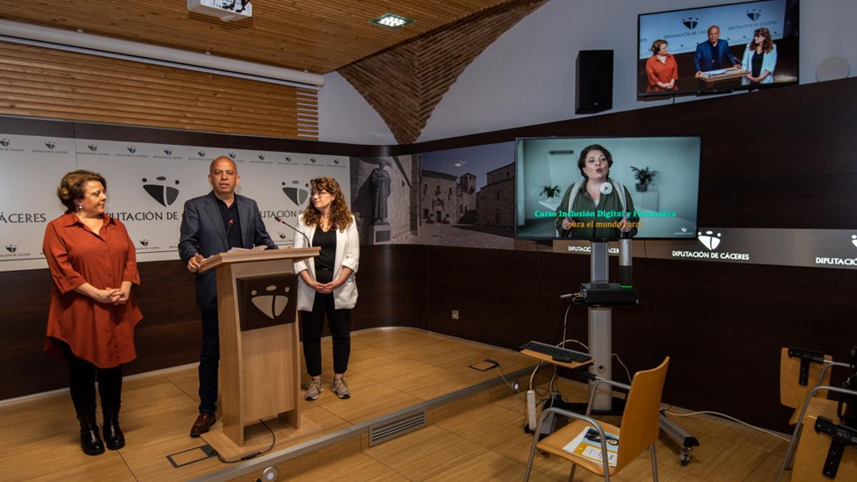 Presentación de los actos, esta mañana en la diputación.