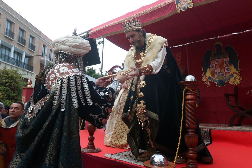 Cabalgata histórica en el Centro de Málaga