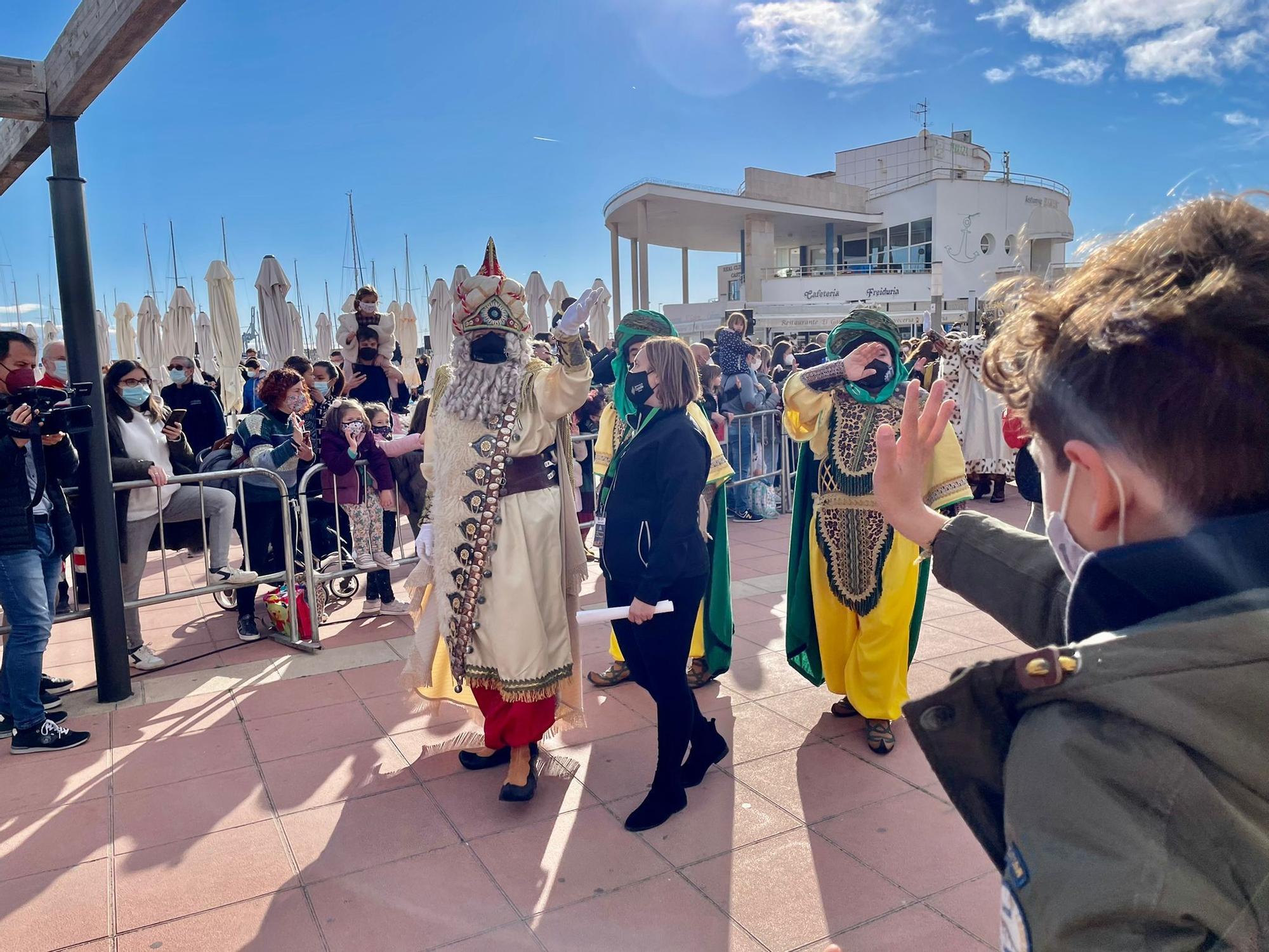 Llegada de los Reyes al puerto de Castelló