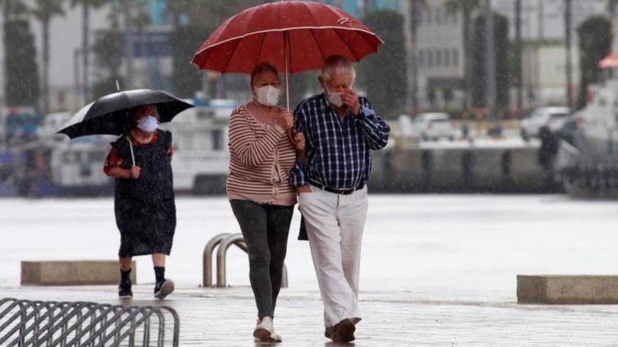 Castellón está este martes en aviso de riesgo amarillo por lluvias que pueden dejar 20 l/m2 en una hora