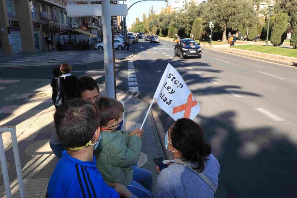 Protesta en Cartagena contra la Ley Celaá