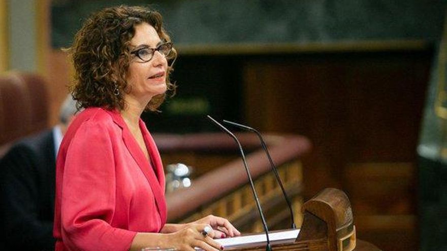 La ministra d&#039;Hisenda, María Jesús Montero.