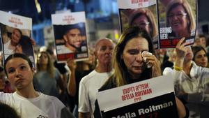 Manifestación en Tel Aviv para pedir la liberación de los rehenes tomados por Hamás