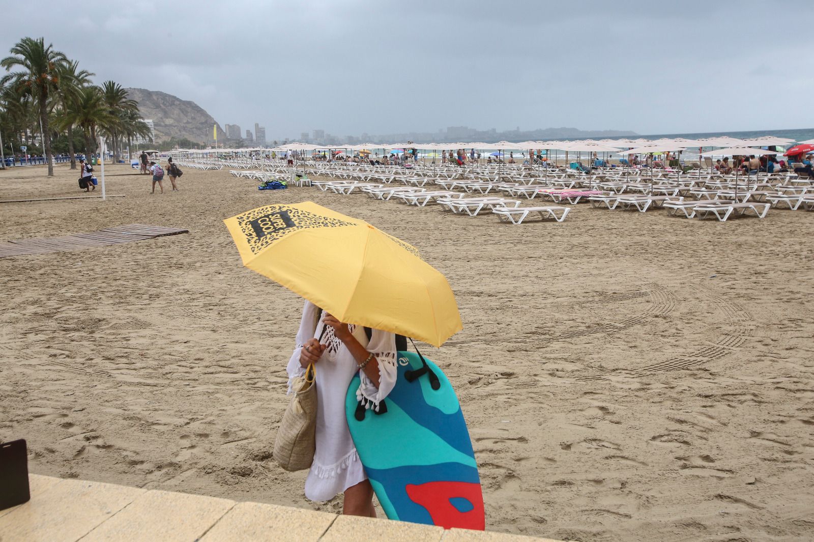 Lluvias calientes en el litoral de Alicante