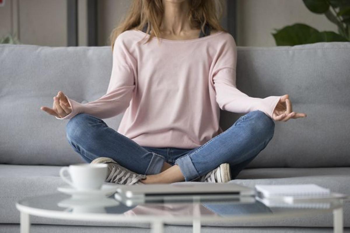 Mujer meditación