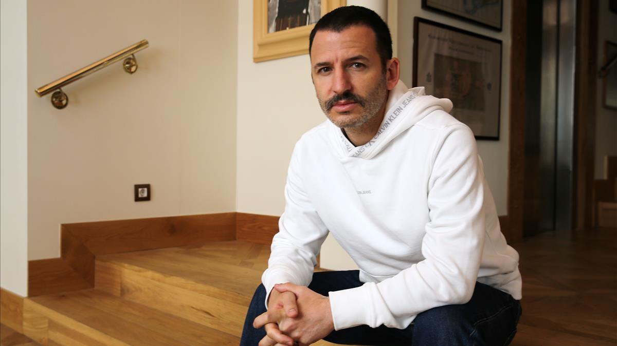 BARCELONA 03 05 2021  Icult Entrevista a Borja de la Vega  director de  Mia y Moi   que se estrena en el D A Film Festival   FOTO de RICARD CUGAT