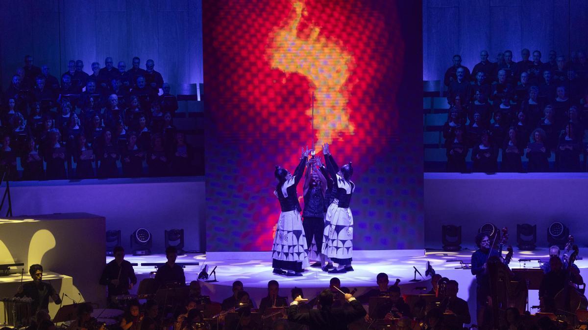 'Turandot' en la sala Mozart del Auditorio de Zaragoza.