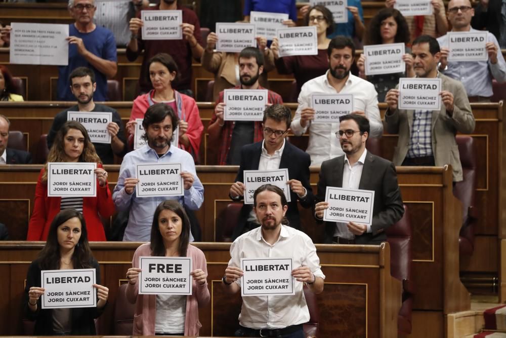 Sessió de control a l'Executiu del Ple del Congrés