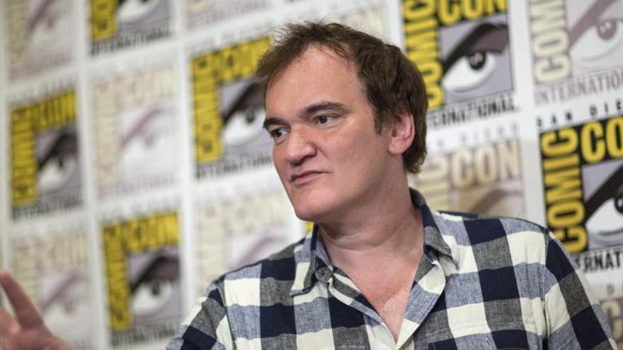 Quentin Tarantino en la Comic Con.