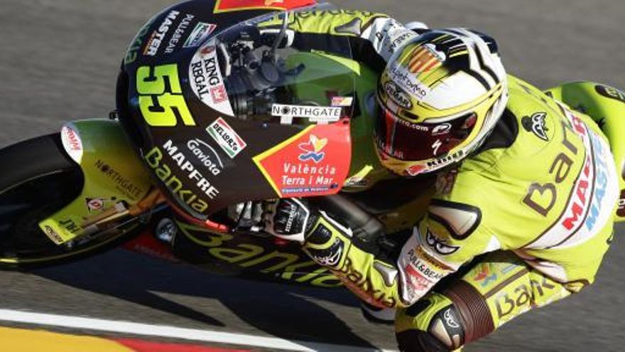 Faubel lidera el triplete español en primera línea de 125cc