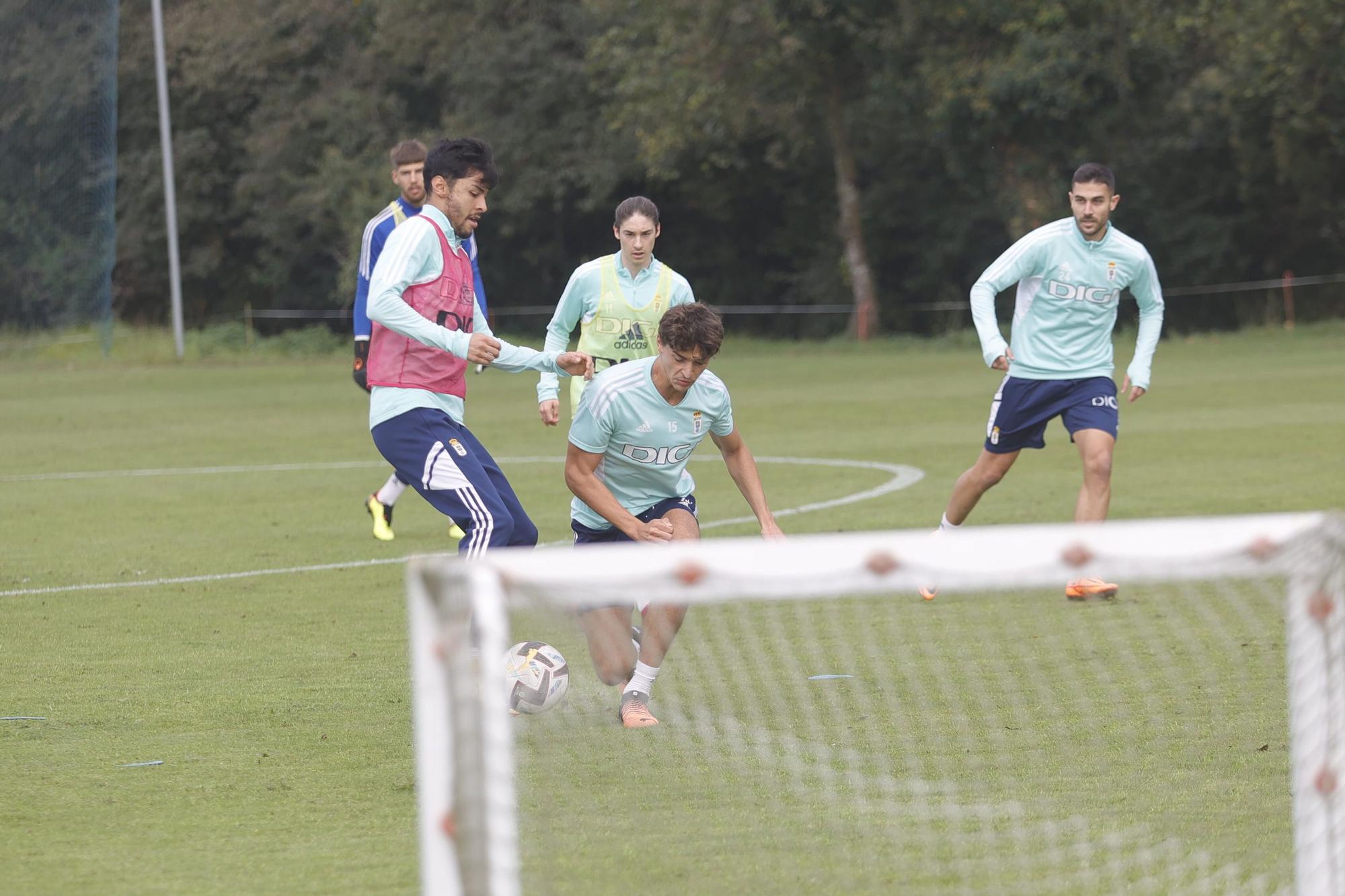 Las imágenes del entrenamiento del Oviedo