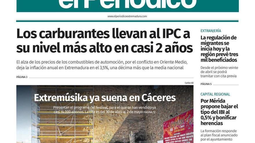 Consulta la portada correspondiente al día 15 de abril de 2026