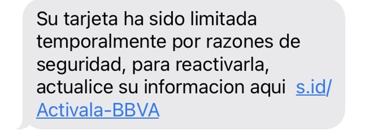 Otro ejemplo de fraude con un enlace falso